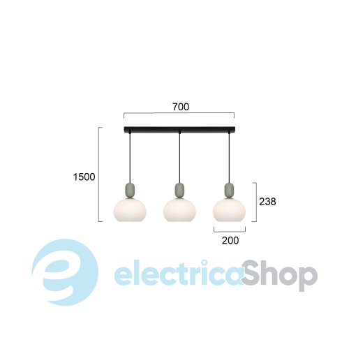 Люстра Viokef VALISIA 4328500