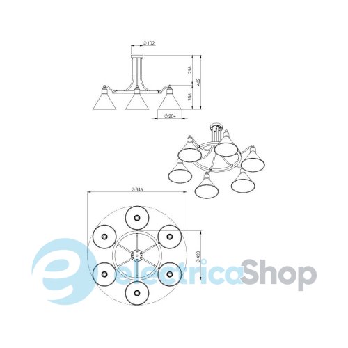 Люстра PikArt 31091-5