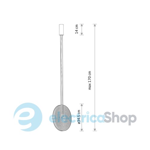 Підвісний світильник Nowodvorski AURA LED 12233