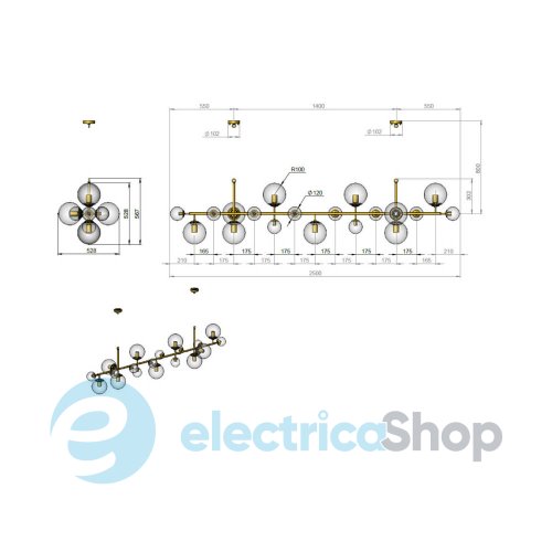 Люстра PikArt BB3 28183-10