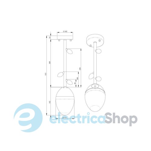 Люстра PikArt Burgeon Pendant 2 35230-5