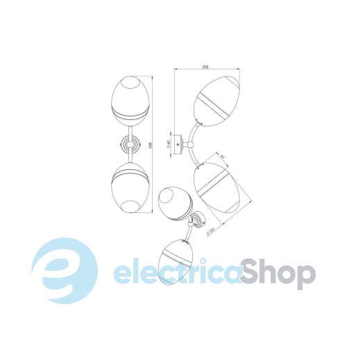 Бра PikArt Burgeon Sconce 1 35416-5