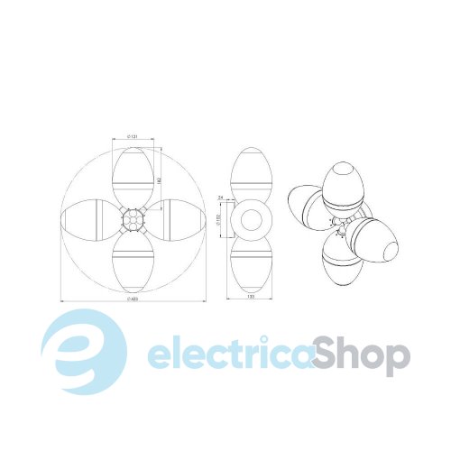 Бра PikArt Burgeon Lamp 4 36667-3