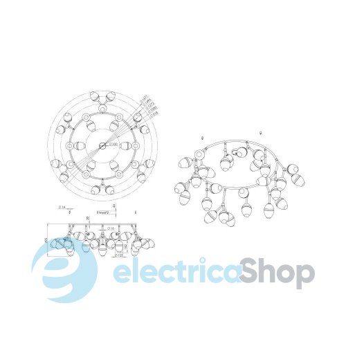 Люстра PikArt Burgeon Lamp 2 37779-5