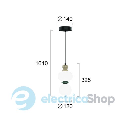 Люстра Viokef GEMMA 4330900