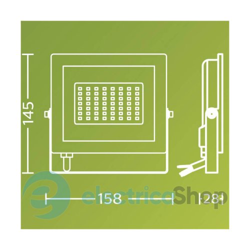 Прожектор Philips LED Lois Flood BL 30W 5000K HV 929004641901