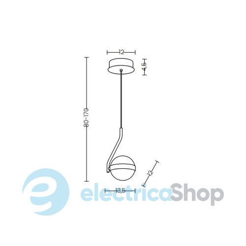 Люстра AZzardo ASTRID PENDANT BK AZ7196