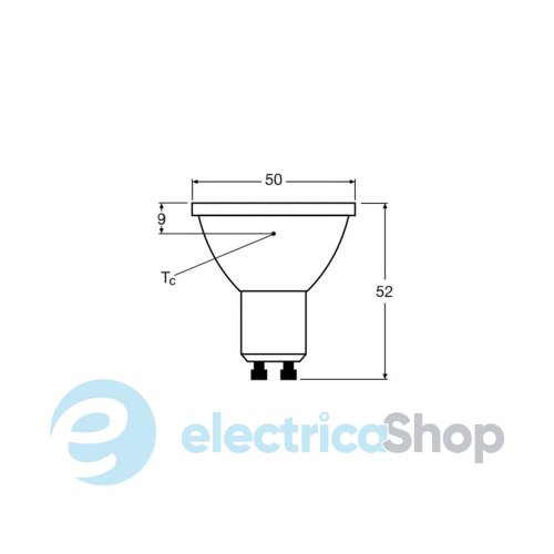 Лампа светодиодная Osram Value PAR16 9,6W 4000K GU10 LED Performance Class 4099854070891