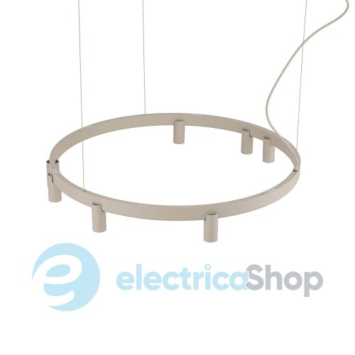 Люстра Nowodvorski Fourty Round VII GU10 R35 LED 7+6x10W+9W Beige 12284