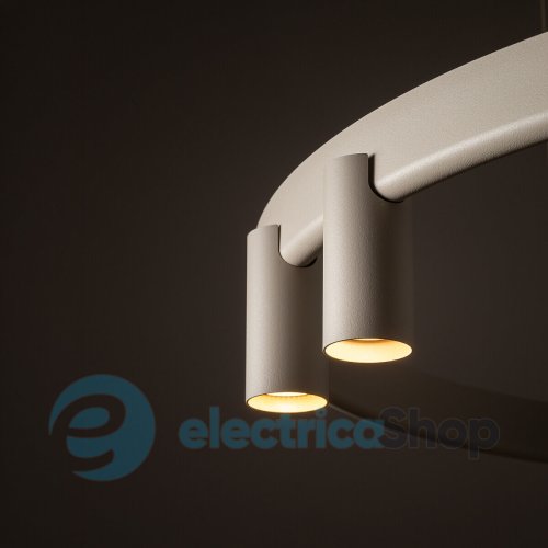 Люстра Nowodvorski Fourty Round VII GU10 R35 LED 7+6x10W+9W Beige 12284
