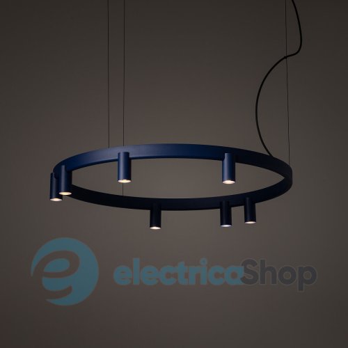 Люстра Nowodvorski Fourty Round VII GU10 R35 LED 7+6x10W+9W Blue 12283