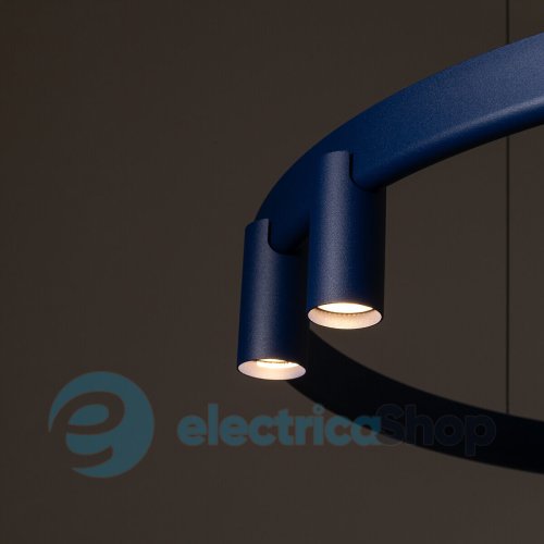 Люстра Nowodvorski Fourty Round VII GU10 R35 LED 7+6x10W+9W Blue 12283