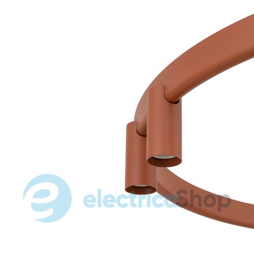 Люстра Nowodvorski Fourty Round VII GU10 R35 LED 7+6x10W+9W Terracotta 12418