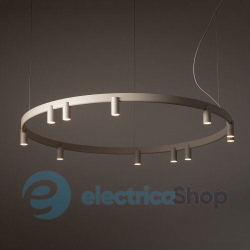 Люстра Nowodvorski Fourty Round XI GU10 R35 LED 11+6x10W+9W Beige 12287