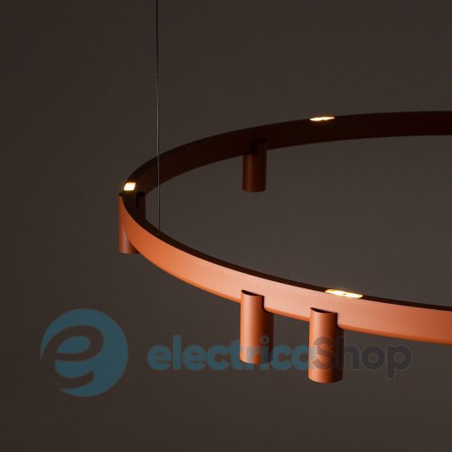 Люстра Nowodvorski Fourty Round XI GU10 R35 LED 11+6x10W+9W Terracotta 12420
