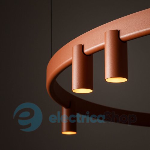 Люстра Nowodvorski Fourty Round XI GU10 R35 LED 11+6x10W+9W Terracotta 12420