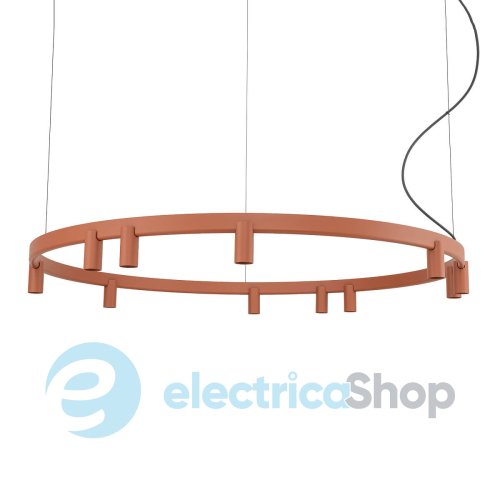 Люстра Nowodvorski Fourty Round XI GU10 R35 LED 11+6x10W+9W Terracotta 12420