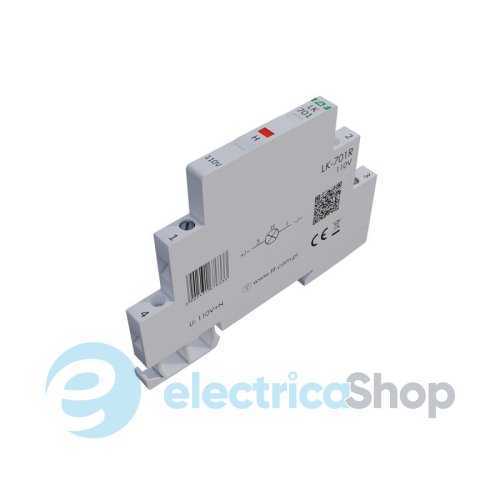 Индикатор напряжения 230V/AC+N, 1хLED, DIN, F&F LK-701R, красный