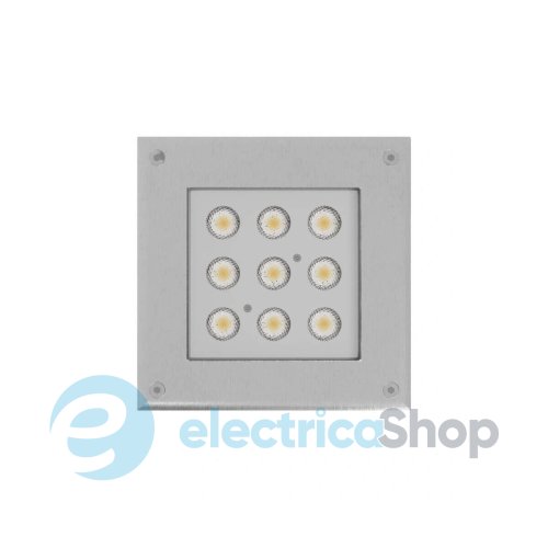 Вуличний вбудований світильник KLOODI KDGL-SC160X160 9W 3K 30D LED 720Lm IP67