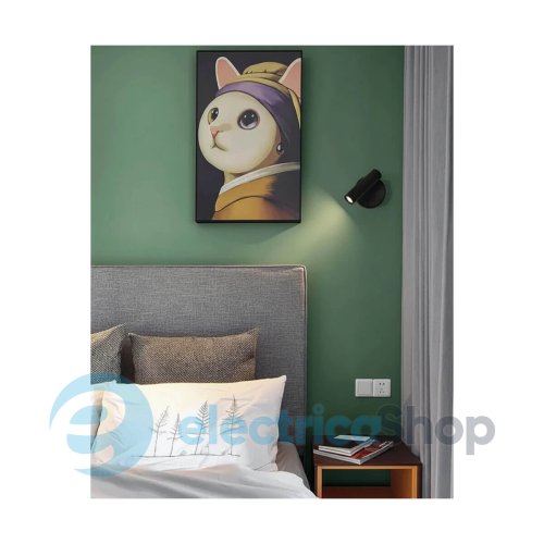 Настенный светильник Kloodi DECO WA-PIANO R110 3K BK LED CREE 3W 3000K 30° 120LM