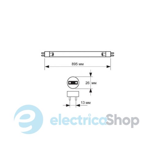 Лампа бактерицидная Osram HNS 55WT8 G13 (4052899083936)