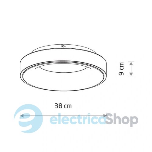 Стельовий світильник Nowodvorski Nikki Round LED 1x32W 4000K 2700Lm IP20 бежевий 12364