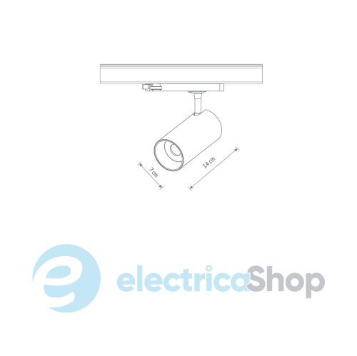 Трековий світильник Nowodvorski CTLS SPOT LED 25W 3000K 12306