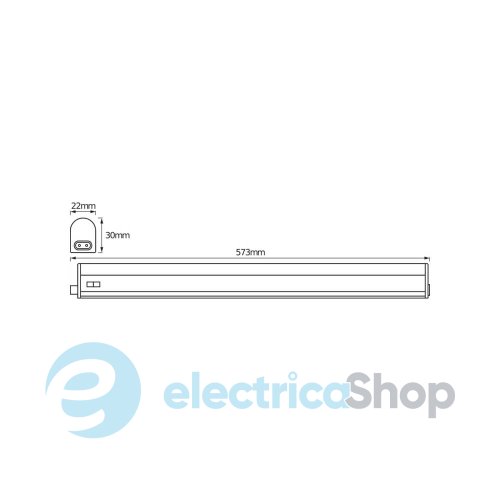Світильник меблевий LED SWITCH BATTEN 0.6M 8W/840 OSRAM 4099854532658