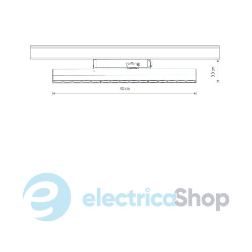 Трековый светильник Nowodvorski PROFILE LINE LED 20W 3000K White 12401