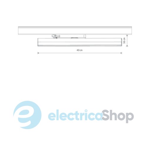 Трековый светильник Nowodvorski CTLS LINE LED 20W 3000K White 12318