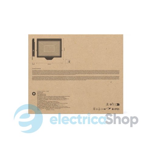 Прожектор Ledvance FL ESSENTIAL 100W 840 BK 230V BK 4000 К 4058075831476