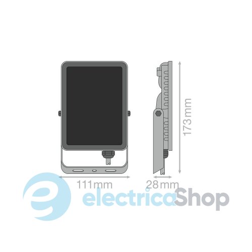 Прожектор OSRAM FL ESSENTIAL 20W 1800lm BK 4000К 4058075768031