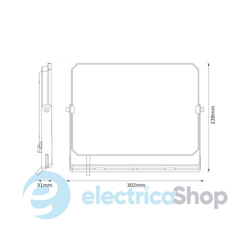 Прожектор OSRAM FL LUX 100W 9000Lm BK 4000К 4099854489884
