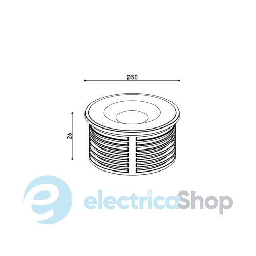 LED-модуль KLOODI KDMR16 H26 7W 3K 3000K 840Lm IP20