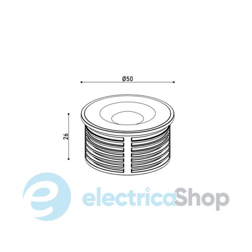 LED-модуль KLOODI KDMR16 H26 7W 4K DIM 4000K 840Lm IP20