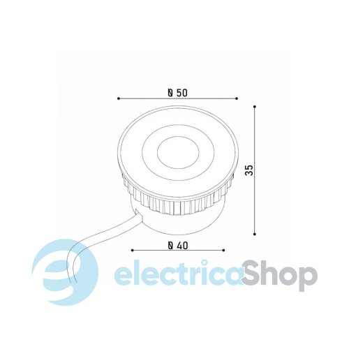 LED-модуль KLOODI KDMR16 H35 7W CCT 3000-6000K 630Lm IP20