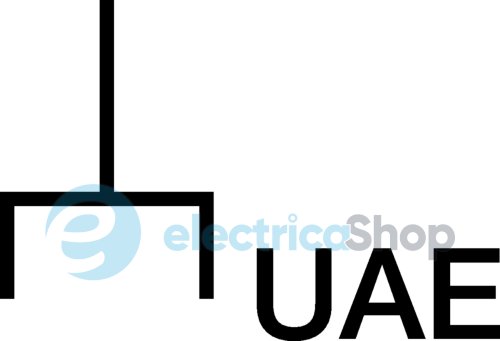 Розетка UAE, 1xRG45, Cat.6, Class E, 8-контактная экранированная сетевая розетка, Hager WDF410766