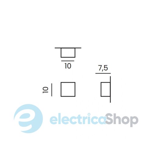 Вуличний настінний світильник Azzardo ZARIA A IP65 CCT SWITCH AZ5233
