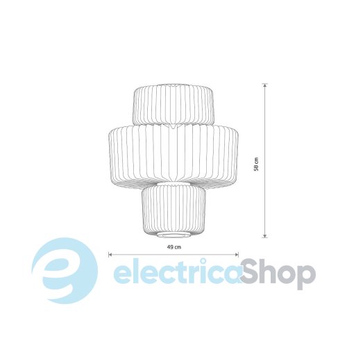 Плафон Nowodvorski CAMELEON NOME A Umbra Gray 12264