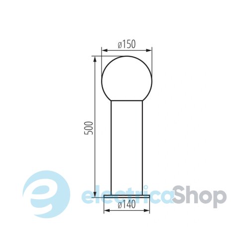 Парковый столбик Kanlux STONO 46083