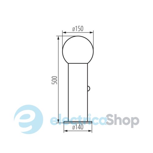 Парковый столбик Kanlux STONO 46084