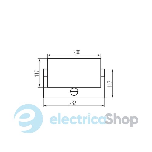 Уличный светильник Kanlux XERTO Sensor 20W CCT 3000-6500K 1800Lm 45819