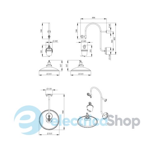 Бра PikArt Counterweight 33868-1