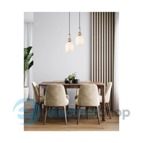 Люстра Italux Bonata PND-36573-1B-BK-WH