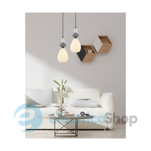 Люстра Italux Altra PND-36787-1B-BK-WH