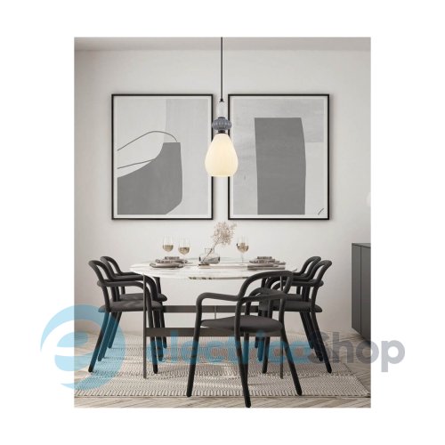 Люстра Italux Altra PND-36787-1B-BK-WH