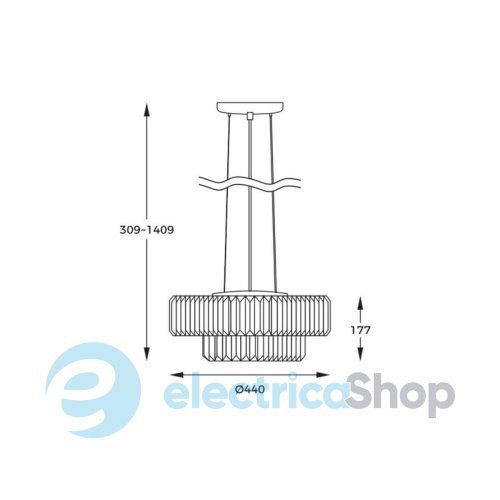 Люстра Zuma Line HELIOS P0496-04G-F7AC