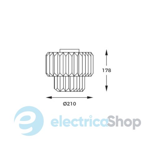Люстра Zuma Line HELIOS C0496-01G-F7AC
