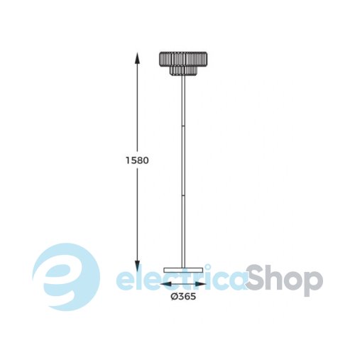 Торшер Zuma Line HELIOS F0496-03G-F7AC