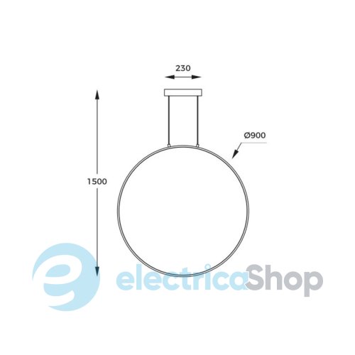 Подвесной светильник Zuma Line RASCAL PEN4105-90BK
